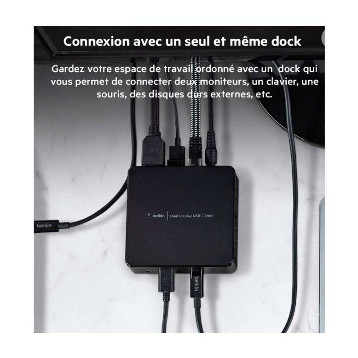 Station d'accueil BELKIN USB-C 6 en 1 Dock Core 130W