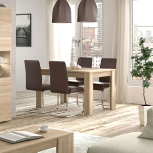 Mesa de comedor extensible Kendra 140 Roble Canadian