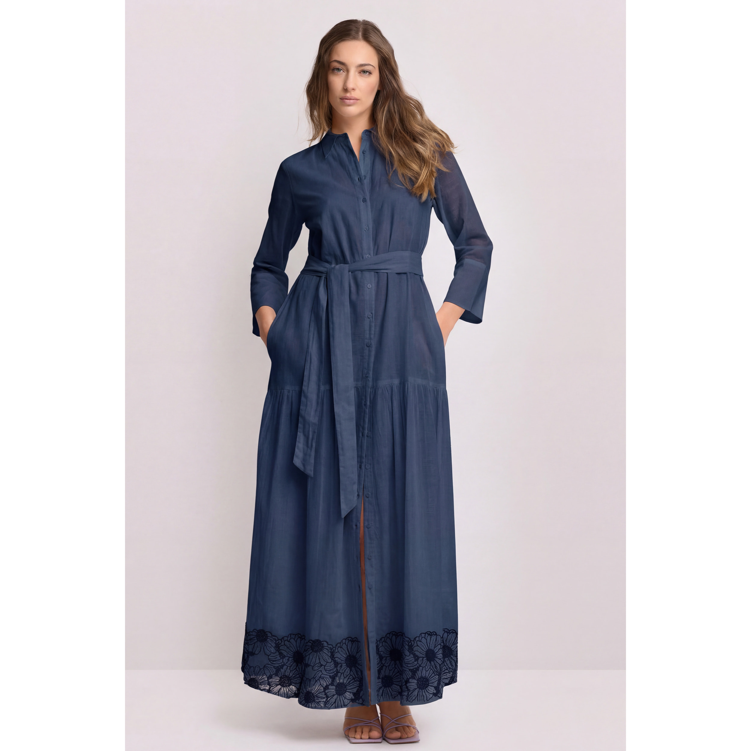 Kocca - Abito con ricamo floreale Donna