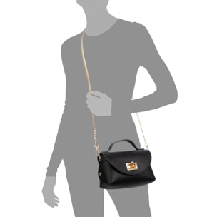 Barrafranca bolso de mano mujer. Piel auténtica Dollaro.