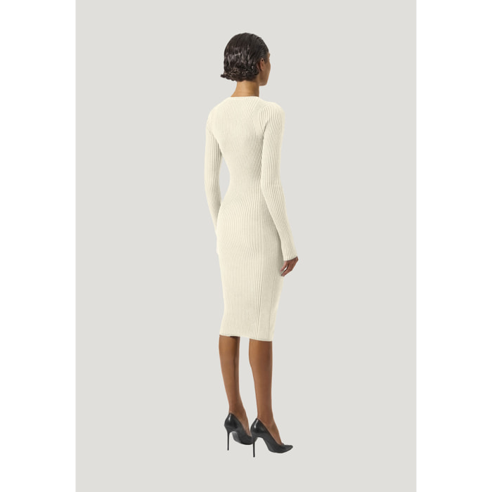 Abito Fine Merino Rib Dress