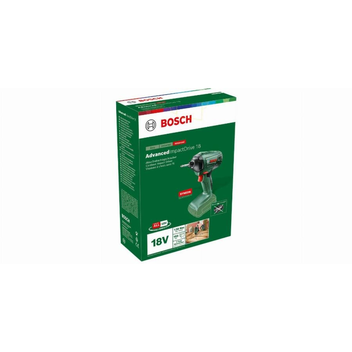 Impactador AdvancedImpactDrive 18 BOSCH Herramienta autónoma - 0603980303