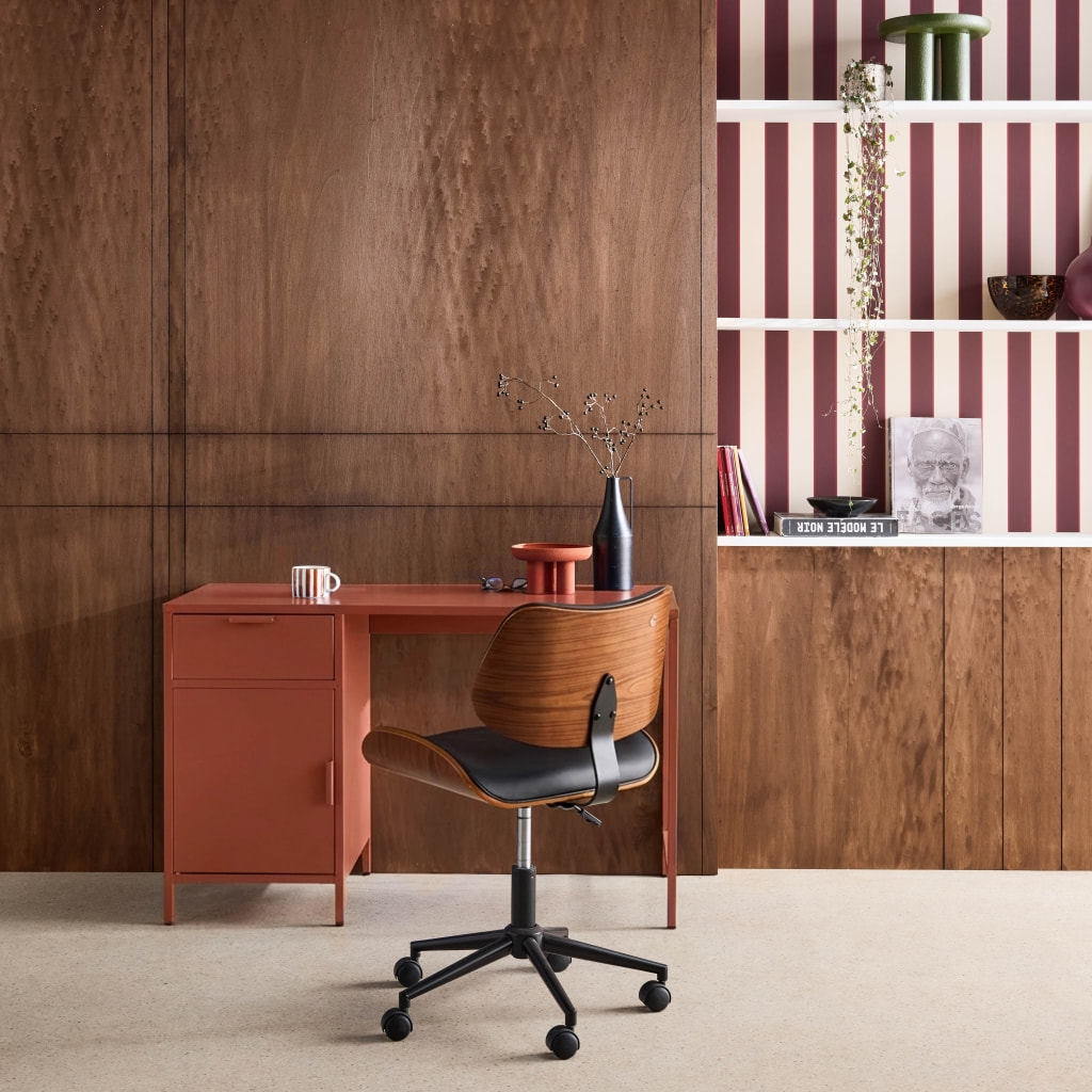Bureau enfant acier laminé 1 tiroir  SOHO