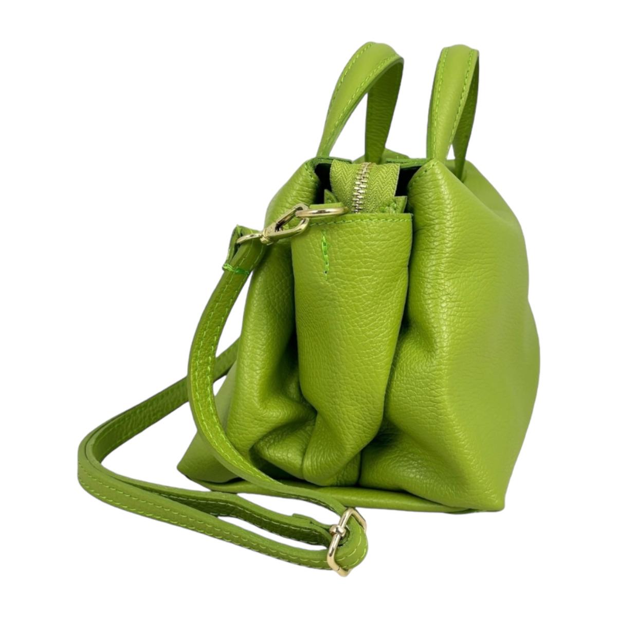 Borsa a mano Cheval Firenze Algedi Mini Verde Fluo