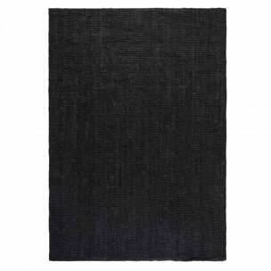 Tapis rond, forme ronde, motif uni, tissé à la main, sum