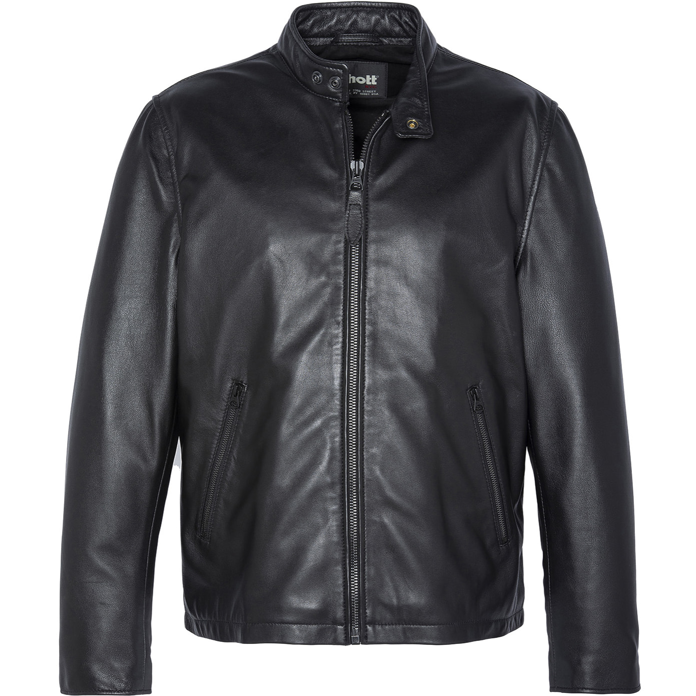 FITTED PERFECTO JACKET SCHOTT Nero