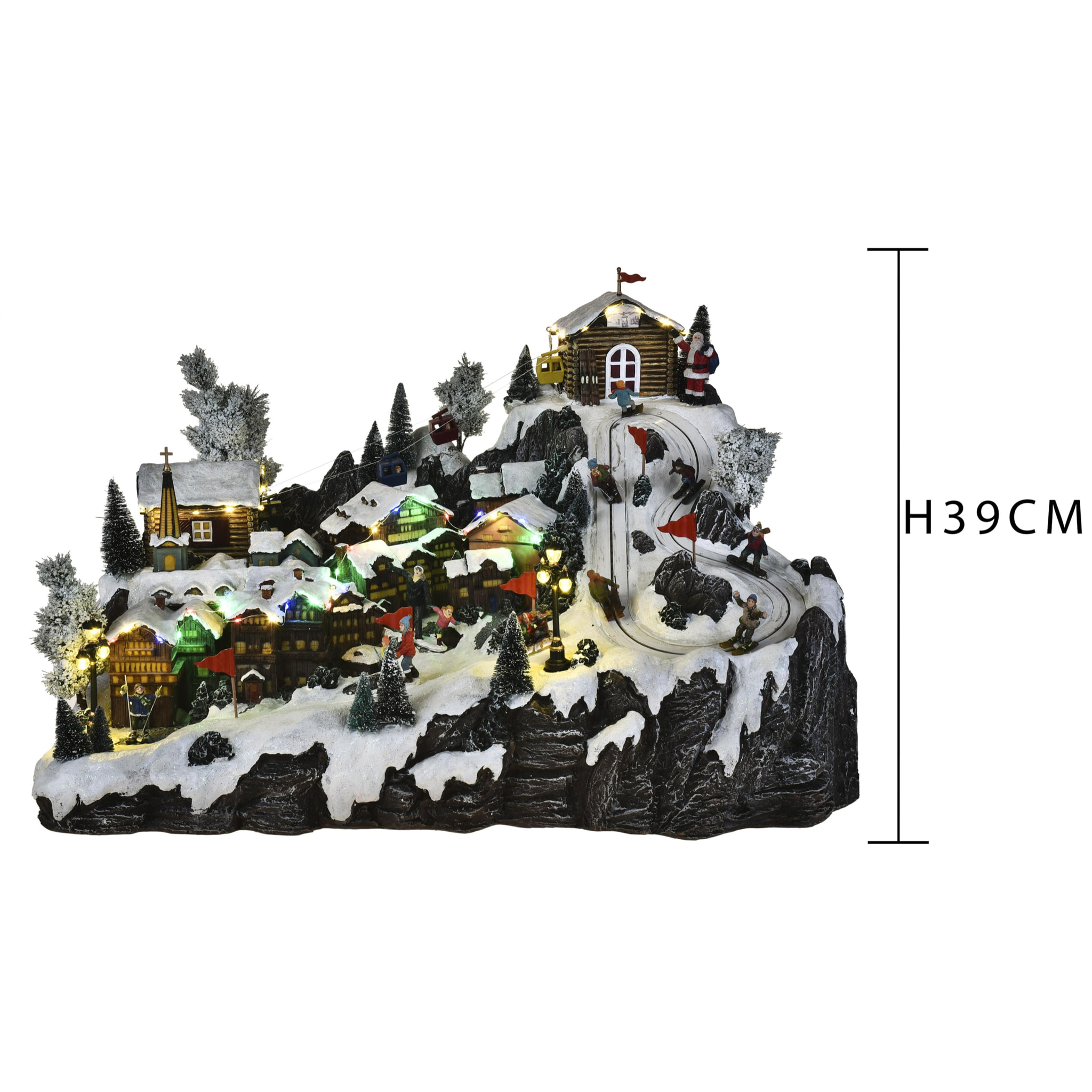 Paesaggio - Pezzi 1 - 64,5xH39x49cm - Bianchi Dino SpA