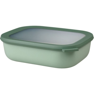 Boîte hermétique MEPAL Cirqula rectangulaire 2 L Nordic sage