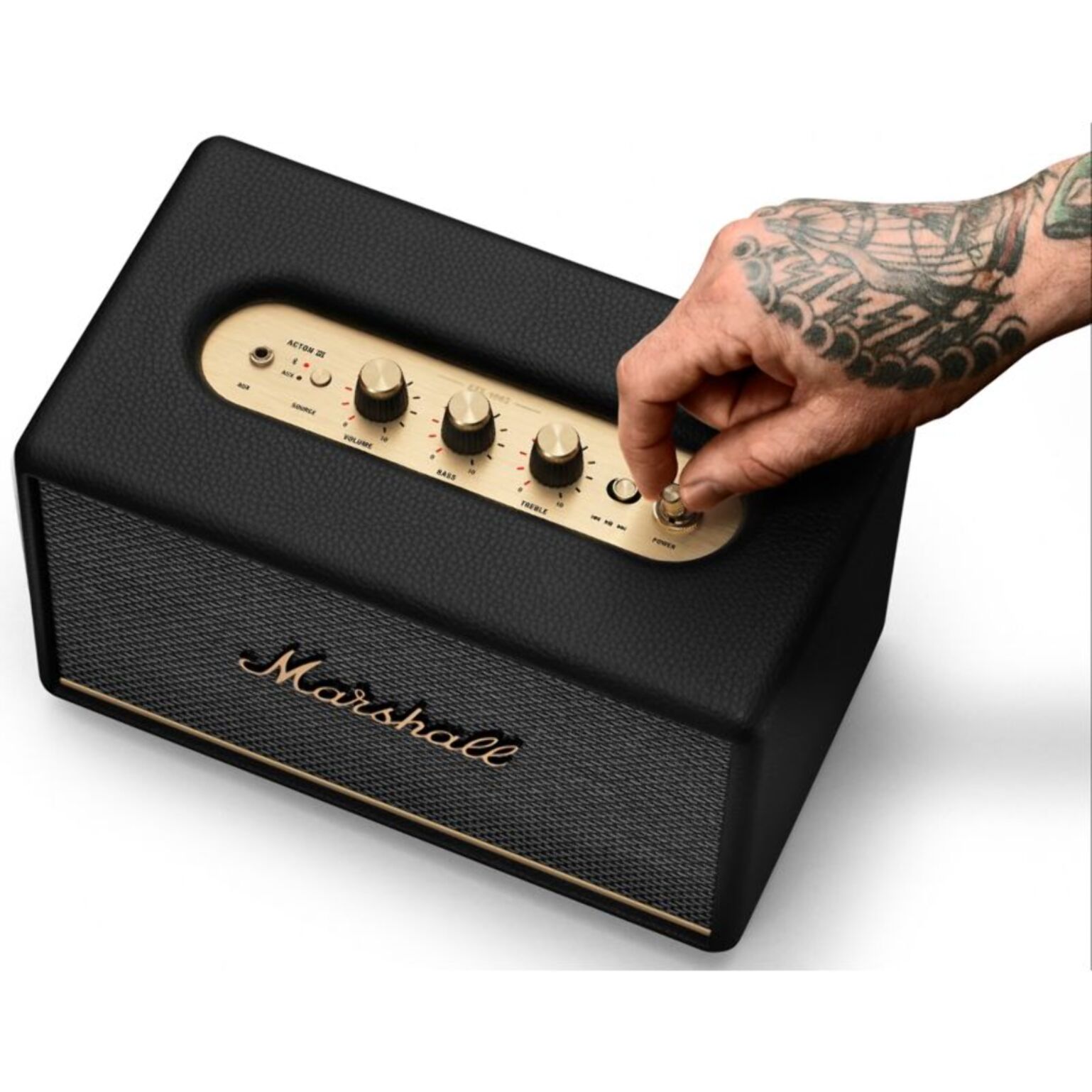 Enceinte résidentielle MARSHALL Acton III Noire - Bluetooth, 60W, design rétro