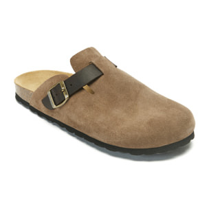 Sabot Mandèl Suede Marroncino