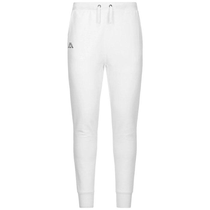 Kappa - Pantaloni Uomo Bianco - Logo Korpo Zanty