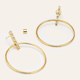 Pendientes Ophelia Baño Oro
