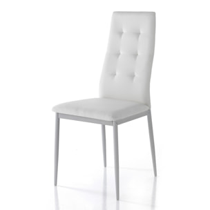 Oresteluchetta Set 4 sedie CARLY WHITE