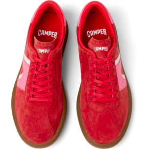 Sneakers - CAMPER Pelotas Soller - Rosso - Pelle nabuk