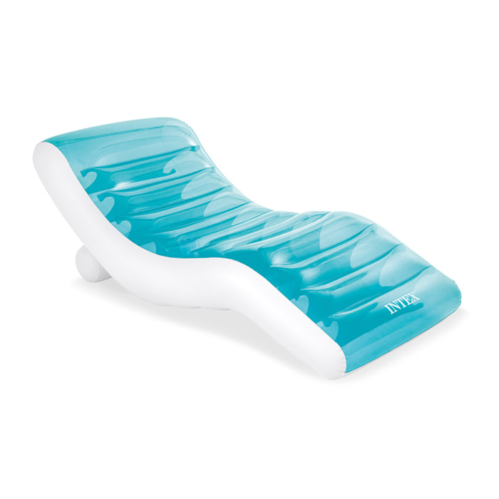 Intex Materassino Gonfiabile Mare Splash Lounge, Azzurro, 191x99 cm