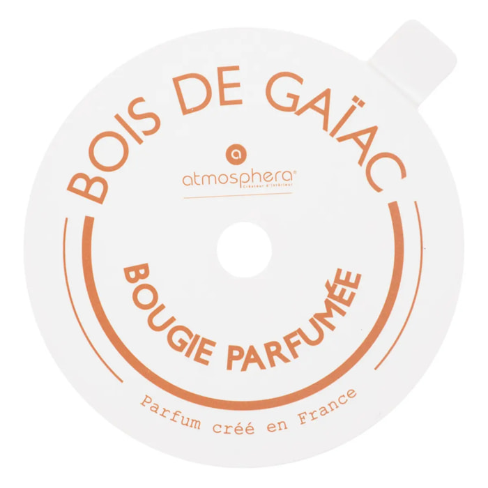 Bougie parfumée "Marty" - bois de gaïac - 160g