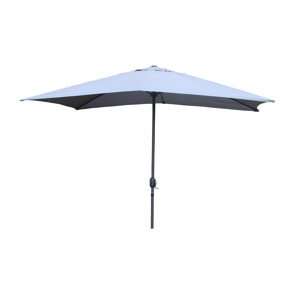 Parasol droit rectangulaire 3 x 2 m gris LIGURIA