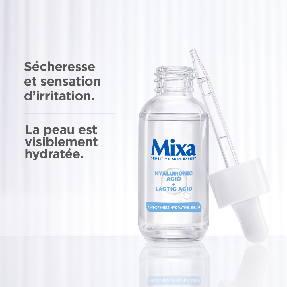 Mixa Lab Sérum Concentré Réhydratant à l'Acide Hyaluronique et Acide Lactique 30ml