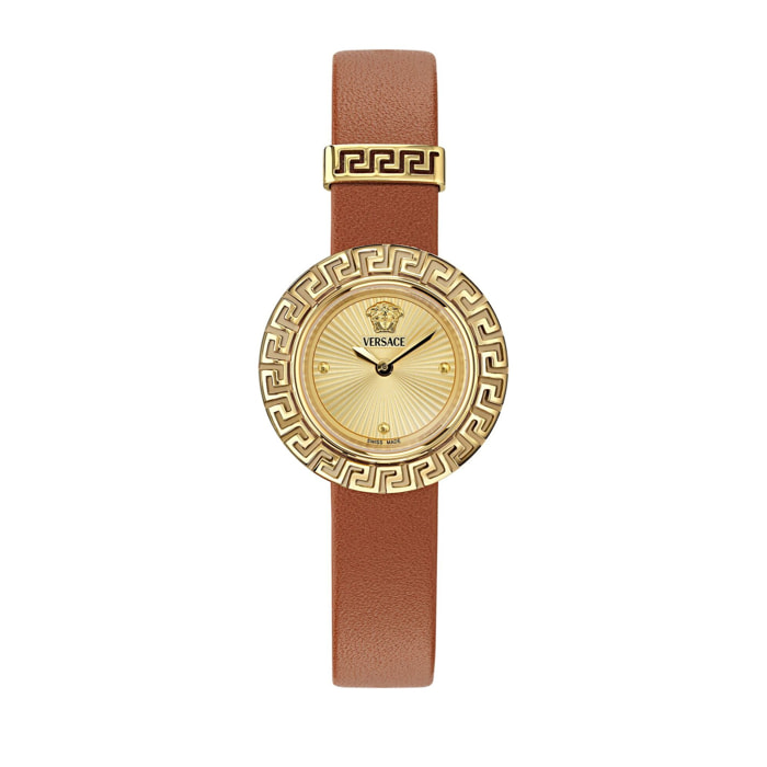 Versace Reloj Analógico De Cuarzo La Greca