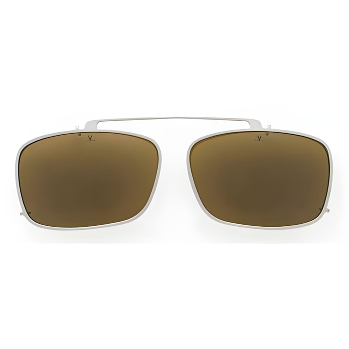 Vuarnet - lunettes de soleil - blanc - Couleur des verres : marron