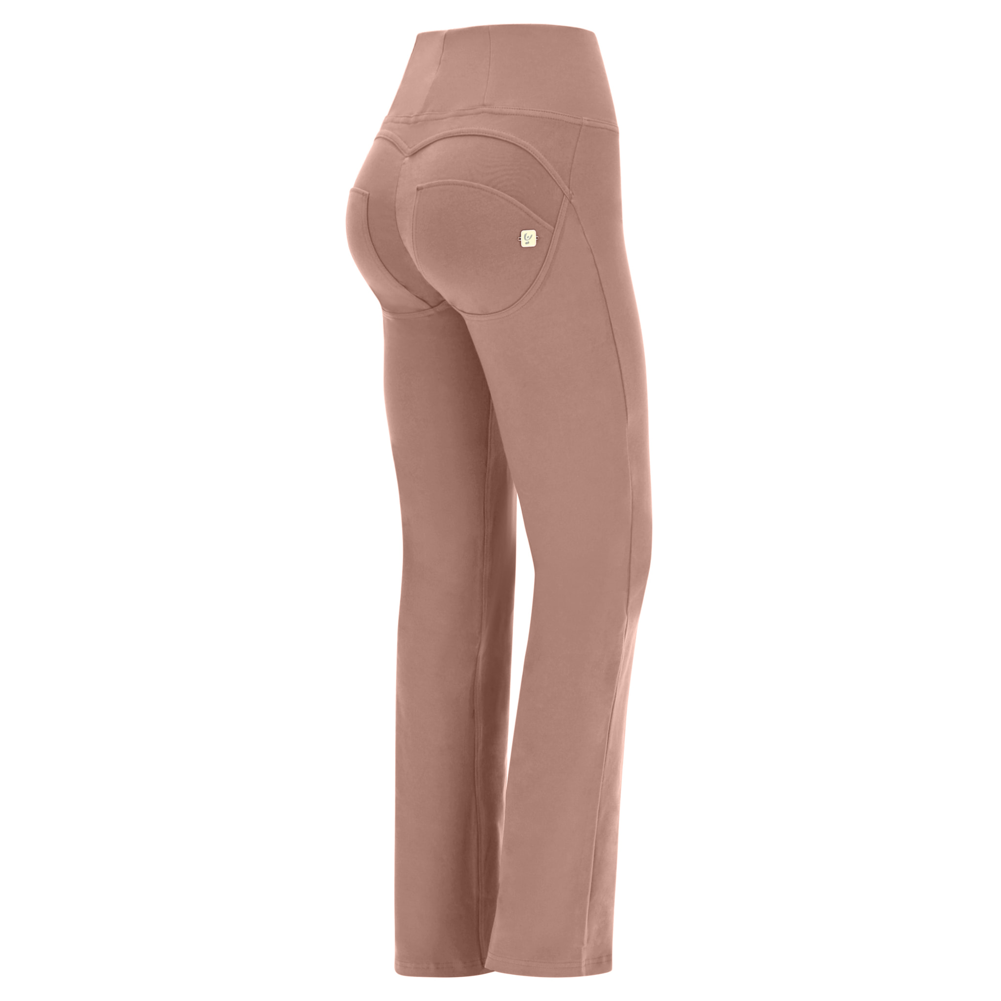 Pantaloni push up WR.UP® ecologici vita alta e wide leg