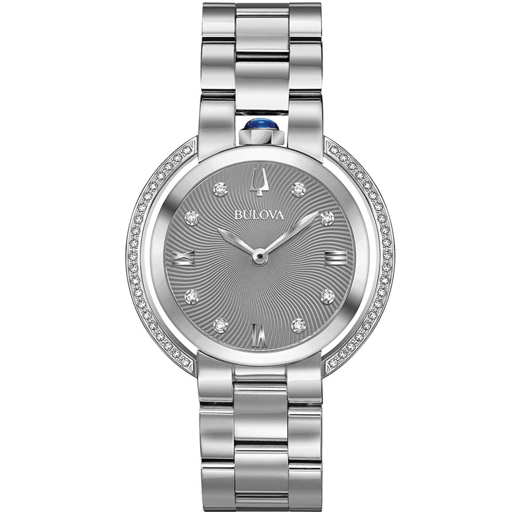 Reloj Bulova 96R219 Mujer Analogico Cuarzo con Correa de Acero inoxidable