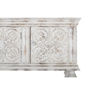 Consola de Madera de Mango 148 Cm Estilo Mediterráneo Moderno