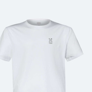 Camiseta MUNICH basica de algodón blanca