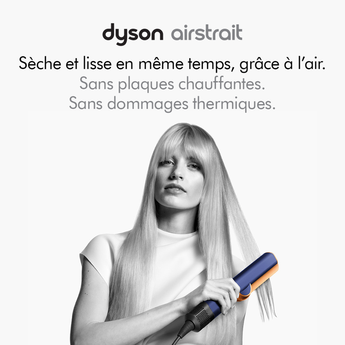 Piastra asciugacapelli Dyson Airstrait™ Blu | Ricondizionato