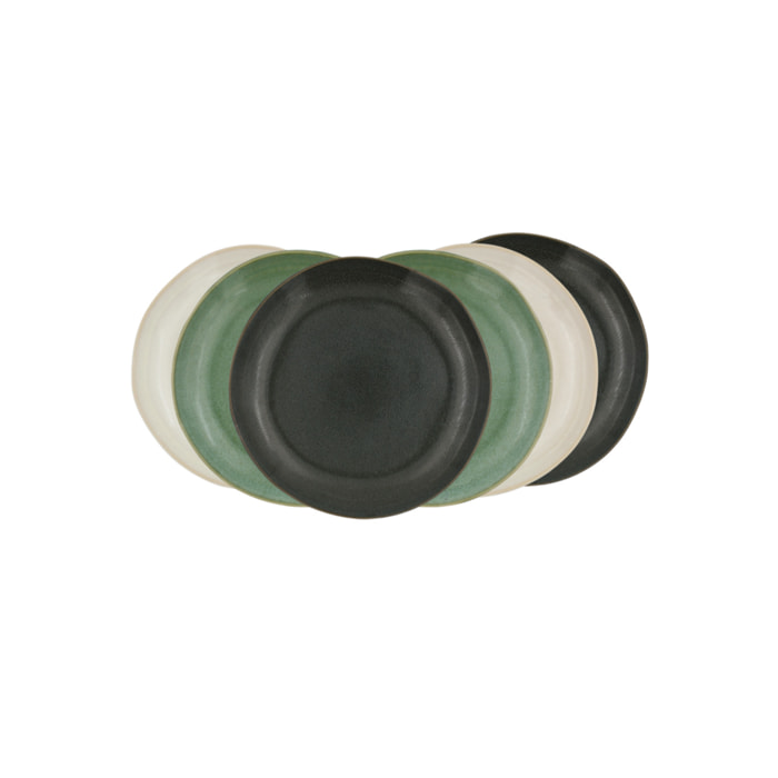 Lot de 6 assiettes à dessert, MILA