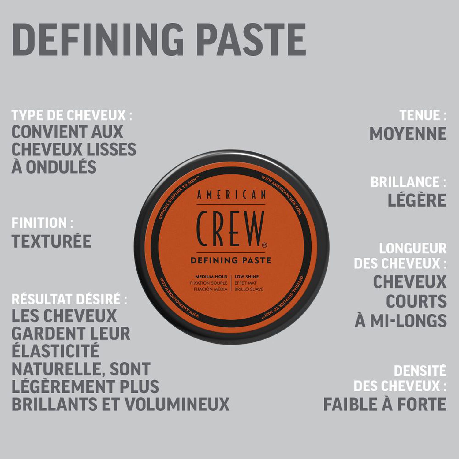 DEFINING PASTE™ - Cire coiffante 85 g