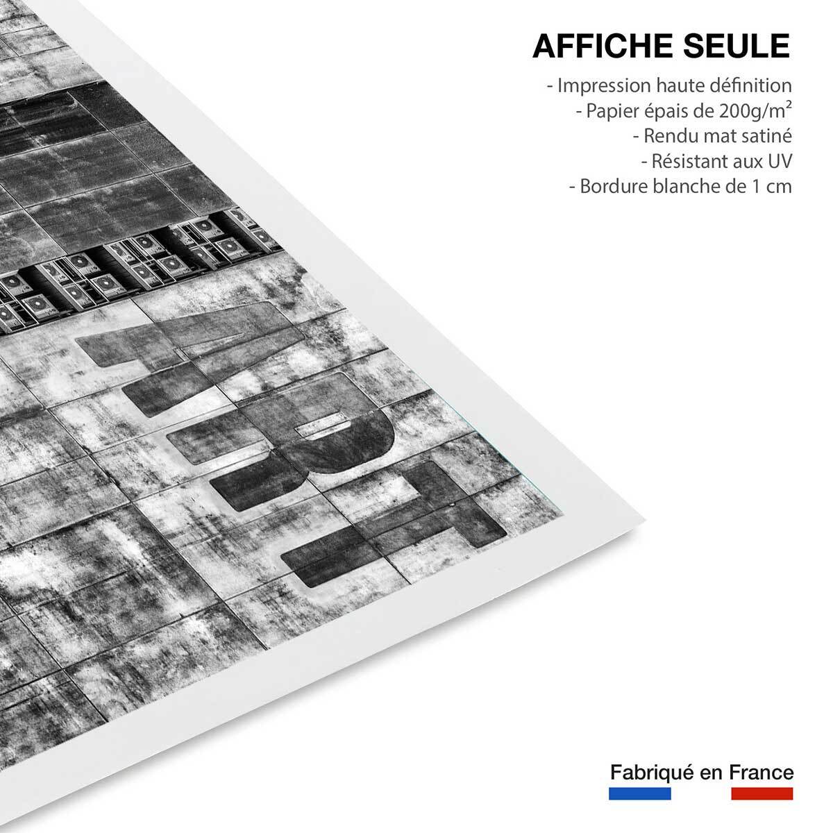 Affiche deco ""Gritty palace"" Affiche seule