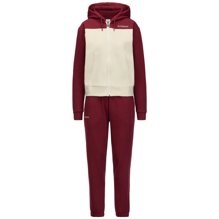Tute Sportive Kappa Donna Logo Fesa Rosso
