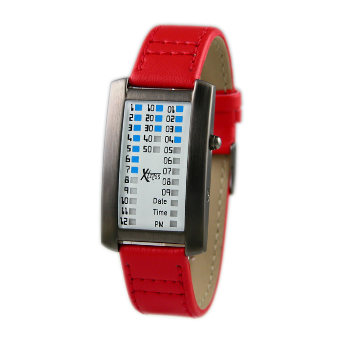 Reloj Xtress XDA1030R Unisex Binario Cuarzo con Correa de Piel