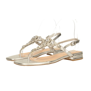 Sandali Donna Tata Italia Argentato