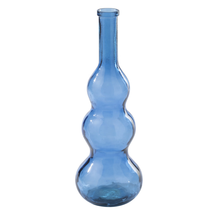 J-Line Vase - verre - bleu