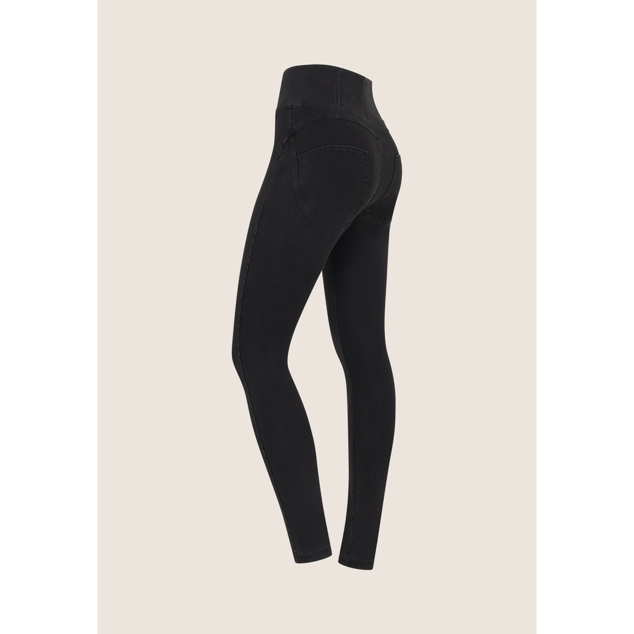 Jeggings push up WR.UP® curvy vita alta con zip gamba skinny