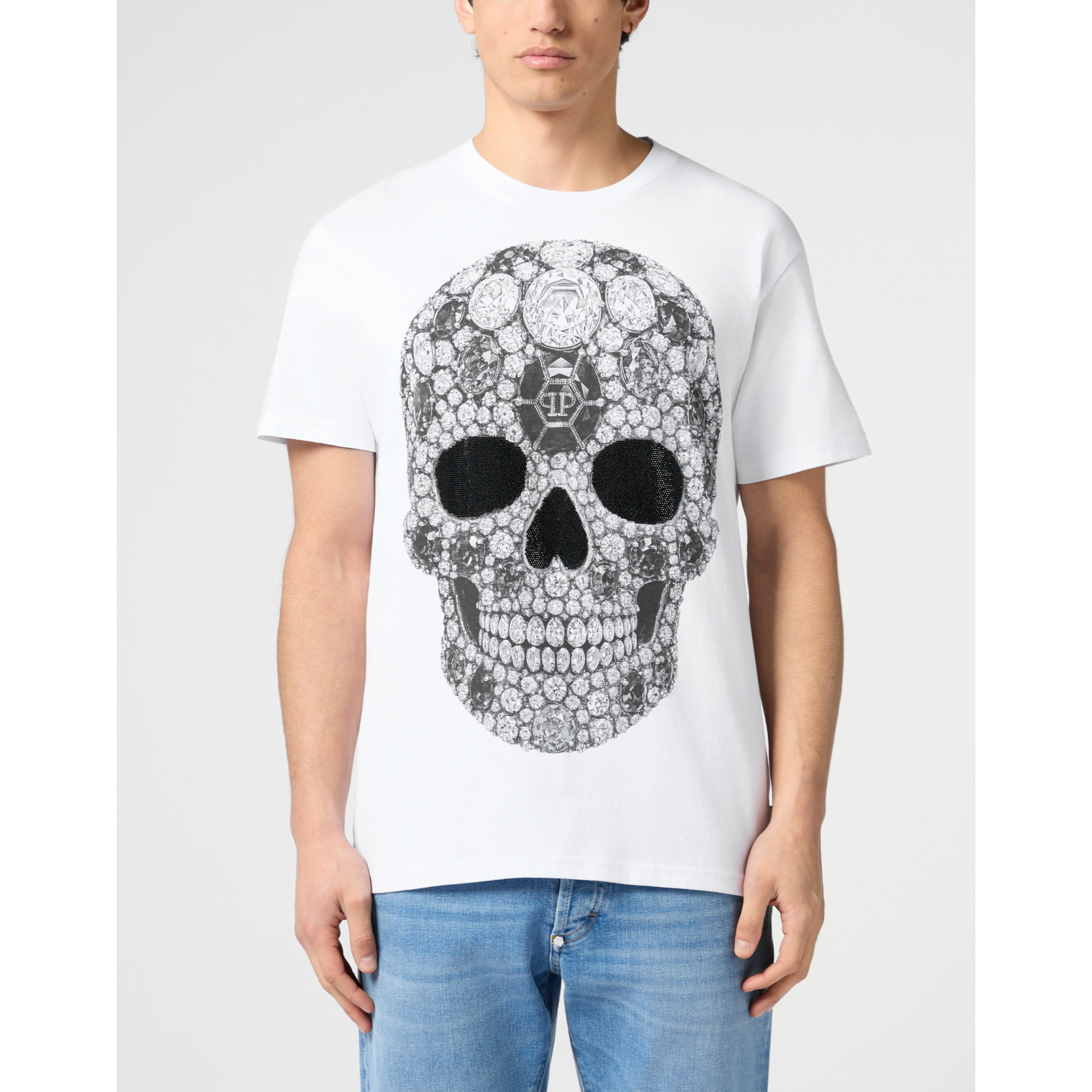 PHILIPP PLEIN Camiseta Cuello Redondo Ss SKULL
