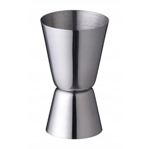 Taza medidora de acero inoxidable con doble cara - medidas precisas de 50 ml/1,69 oz y 25 ml/0,85 oz