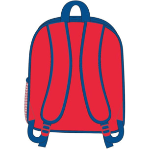 Mochila infantil de los vengadores - color azul - cierre de cremallera - 25x31x10 cm - mochila infantil con detalles en 3d - asas acolchadas