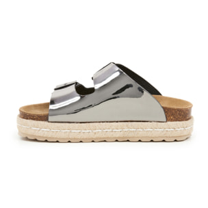 SANDALIA PLATAFORMA BILLOWY GRIS