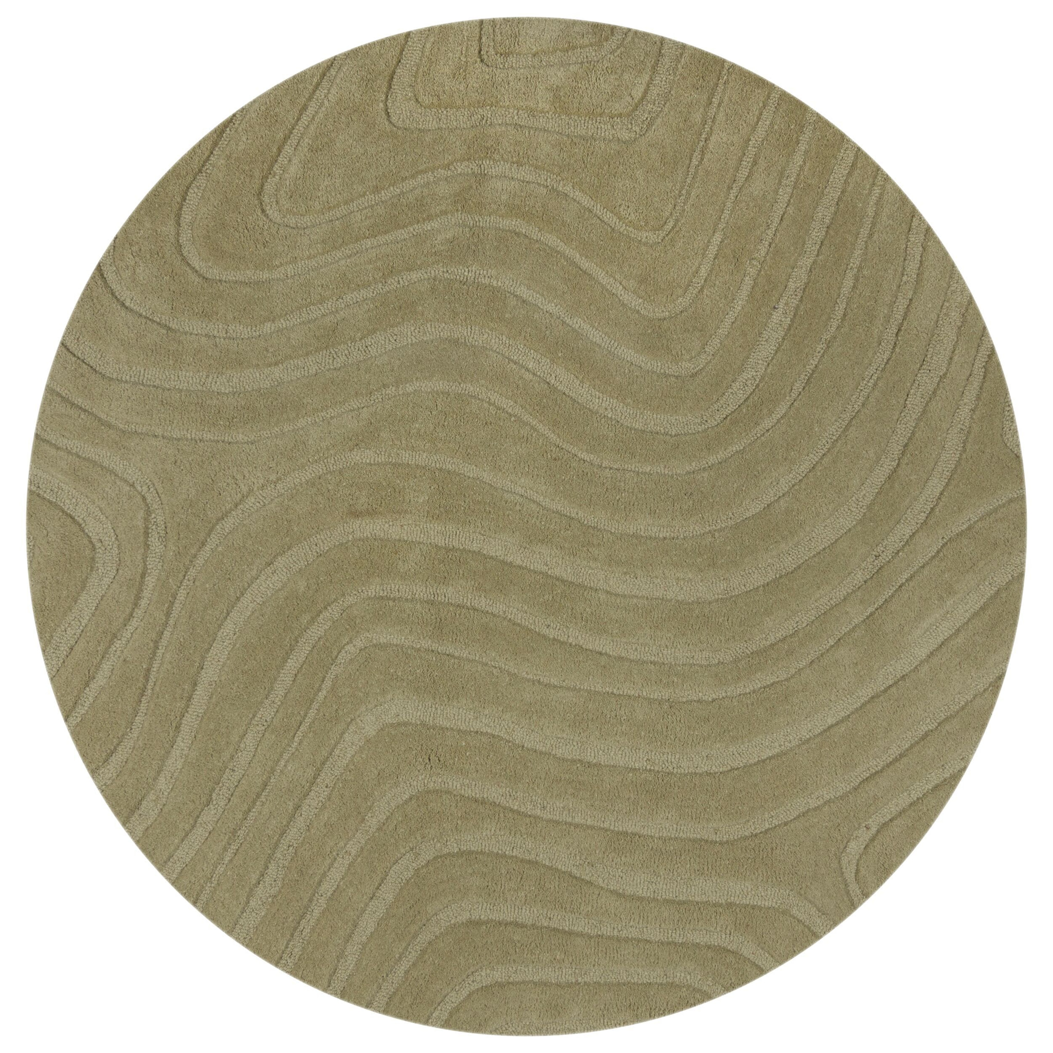 Tapis en laine rond MESMERISE