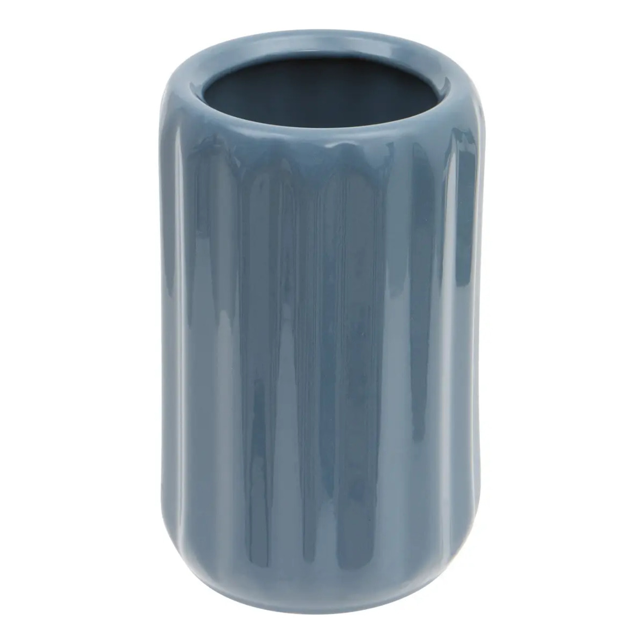 Brosse WC Colorama en céramique H.40cm bleu