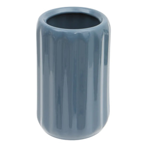 Brosse WC Colorama en céramique H.40cm bleu