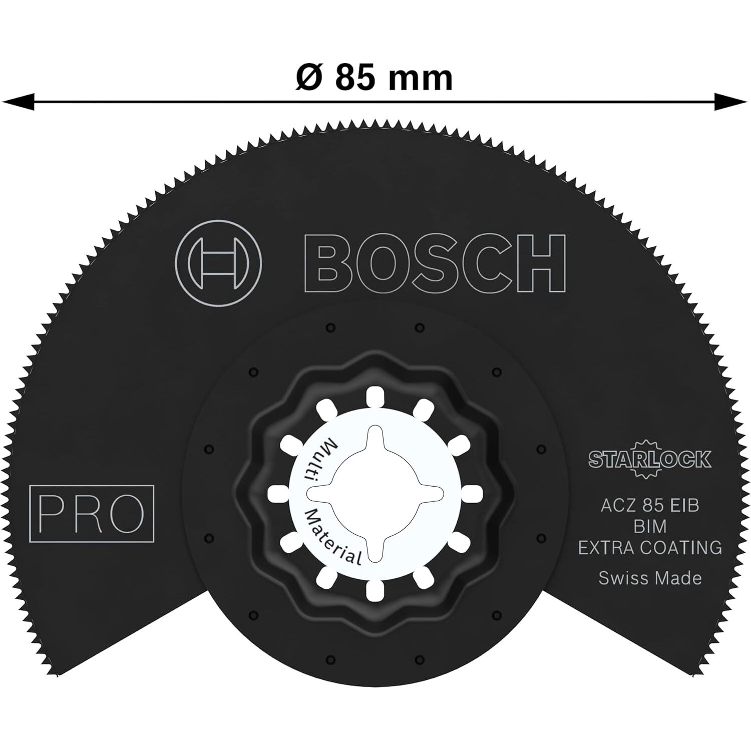 Lame de coupe segmentée pour outil multifonctions PRO ACZ 85 EIB - Ø 85 mm - BOSCH - 2608669086