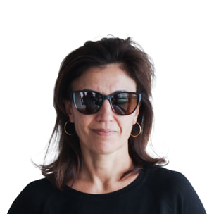 Gafas de sol OCEAN SIMGAPUR - Negro brillante / Ahumada