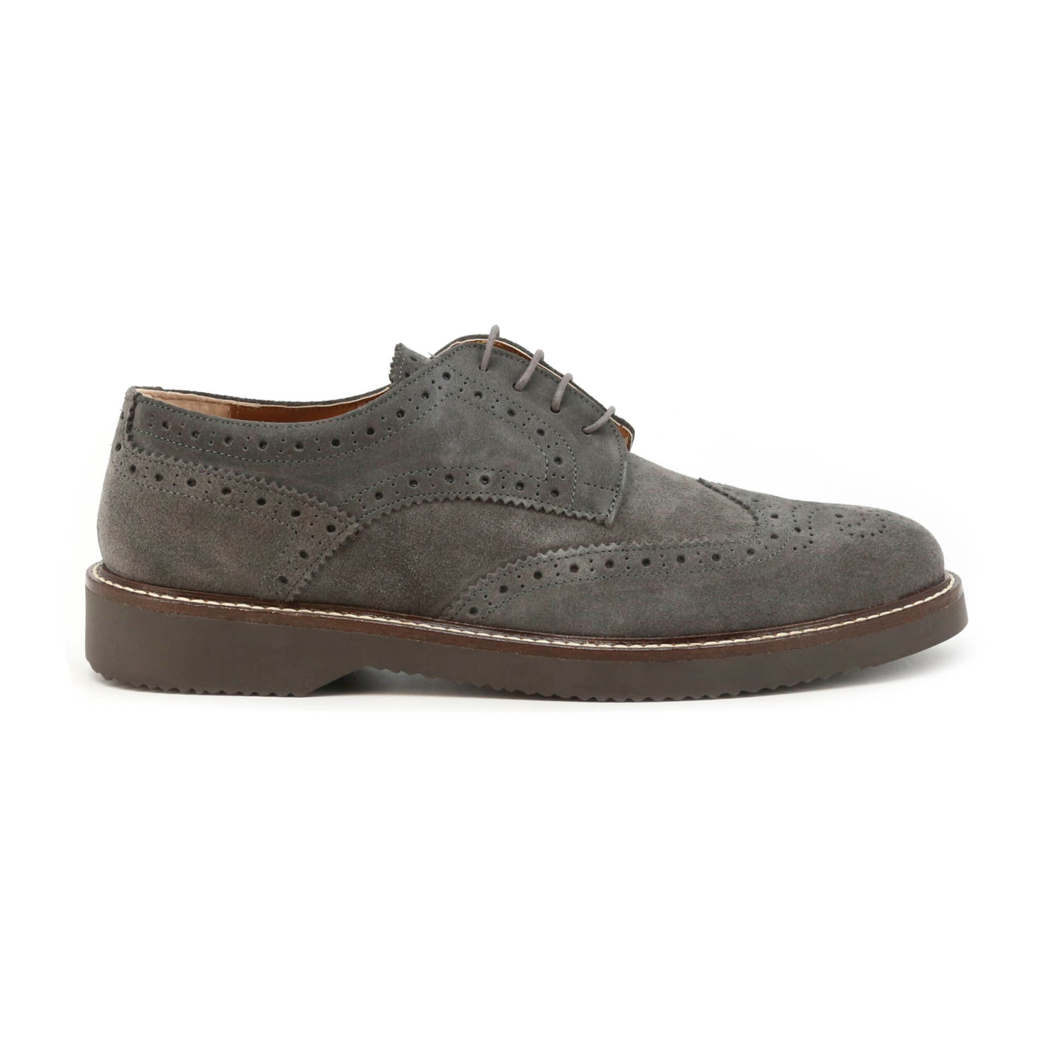 Zapatos Oxford para Hombre - Duca di Morrone Enrico Suede Gray