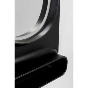 Miroir Aero LED 141x80cm noir Kare Design