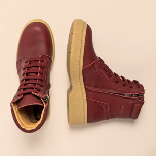 Botines N5900 WAX NAPPA CEREZA / ARPEA color Cereza