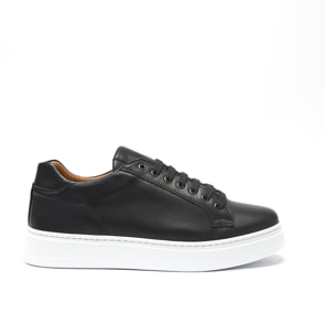 Classic Lace-up Sneaker British Passport Nero